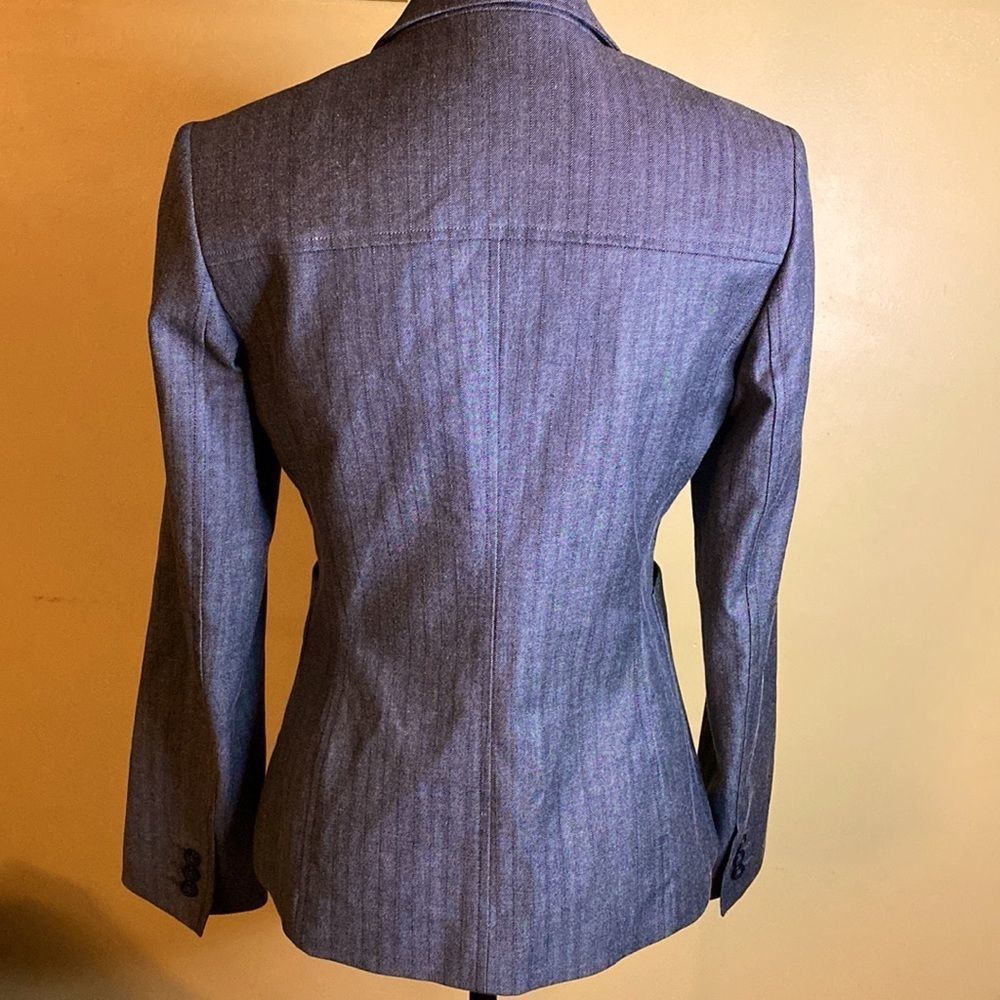 Express Three Button Grey Stretch Blazer Jacket. … - image 2